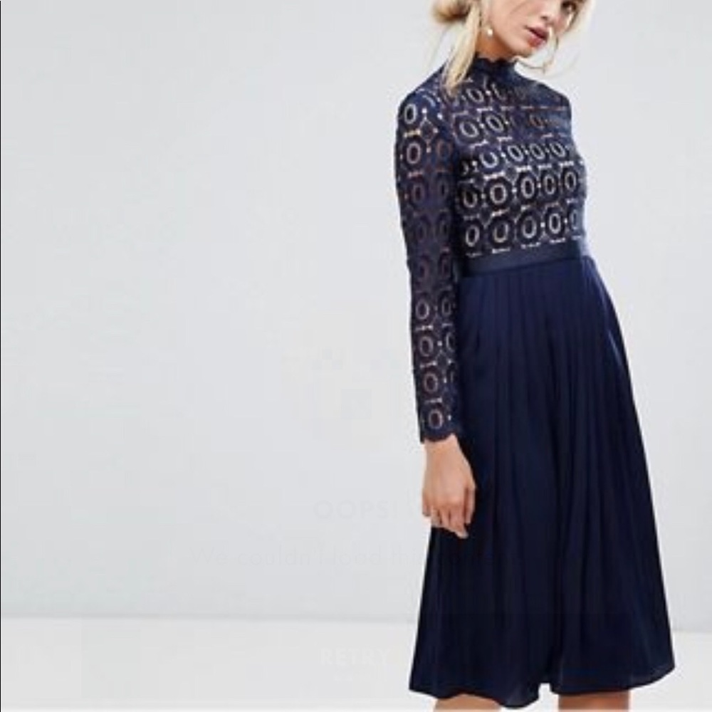 Navy midi dress from ASOS perfect condition